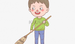 扫地漫画图,智能生活新伙伴的日常趣事